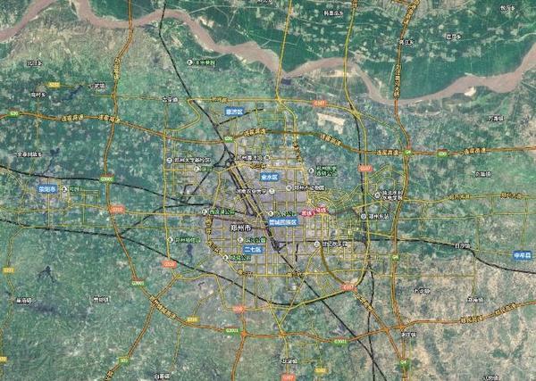 鄭州衛(wèi)星地圖最新版，古都的航天視角探索