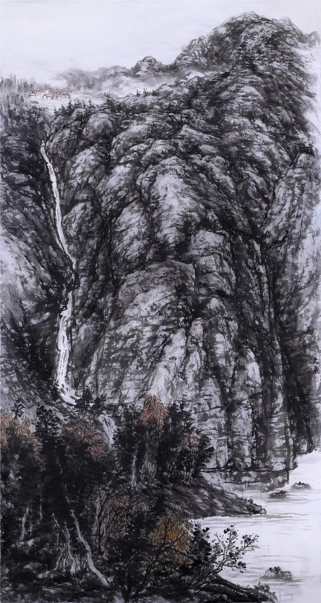 科技與藝術(shù)的融合，最新智能山水畫屏展現(xiàn)自然之美