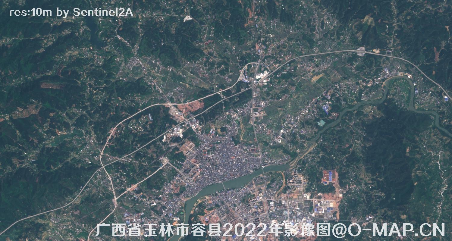 容縣最新航拍全景，一覽無余的美麗風光??